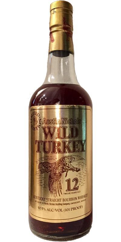 Wild Turkey 12 Year Cheesy Gold Foil Bourbon